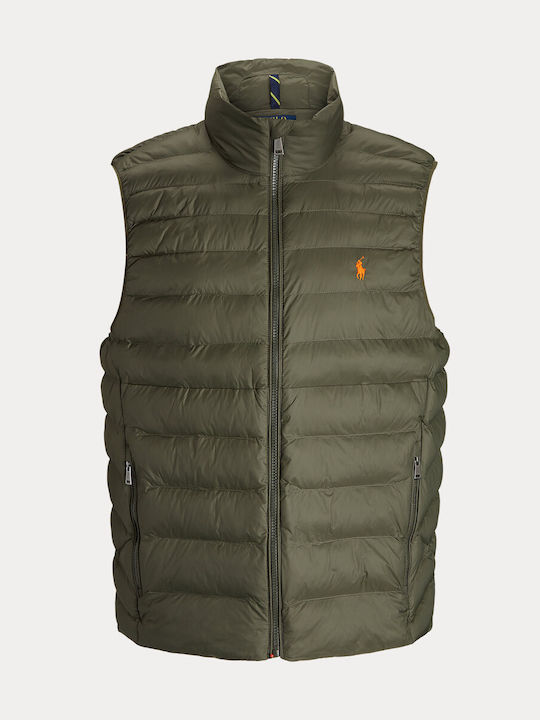 Ralph Lauren Αμάνικο Ανδρικό Μπουφάν Puffer Olive