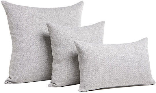 Bed&Bath Μαξιλαροθήκη Silver 57x57εκ.