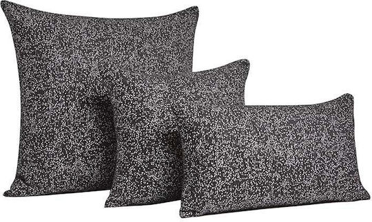Bed&Bath Charisma Decorative Pillow Case Made of 100% Cotton Black 57x57cm