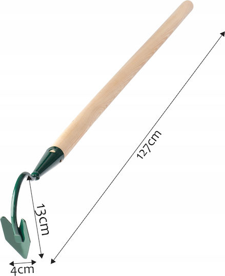 Kadax Καλλιεργητής mit Stiel 127cm und Holz Griff