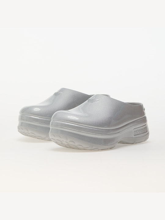 adidas Women's Clogs Silver