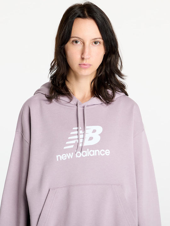 New Balance Women's Hooded Sweatshirt Ice Wine