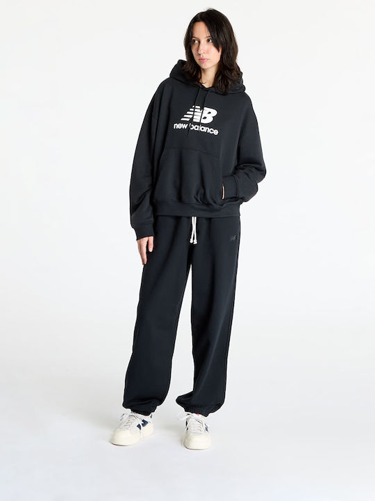 Essentials Γυναικείο Φούτερ με Κουκούλα Black