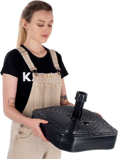 Kadax Stand de umbrelă din Plastic în Culoare Gri 39x39cm