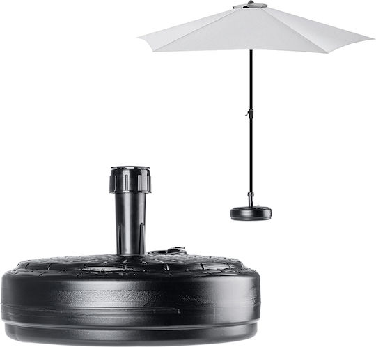 Kadax Umbrella Stand made of Plastic Gray 39x39cm