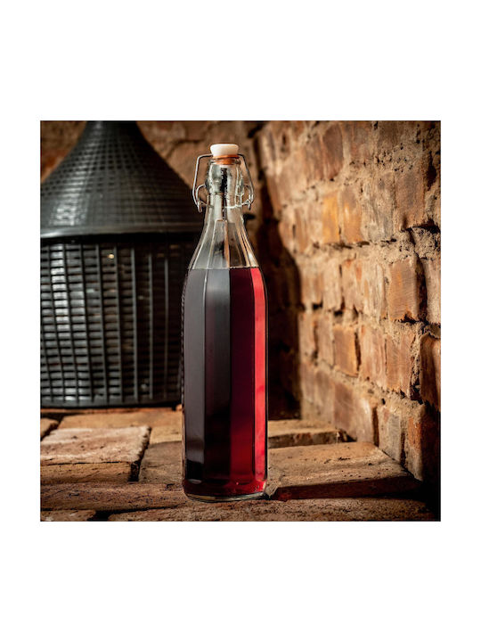 Kadax Μπουκάλι Νερού Γυάλινο με Φελλό Διάφανο 1000ml 3 Τεμάχια Kadax Μπουκάλι Νερού Γυάλινο με Φελλό Διάφανο 1000ml 3 Τεμάχια