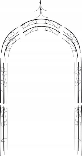 Arch Garten in Schwarz Farbe 1Stück