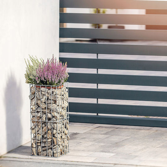 Kadax Garden Fencing Supplies Gabin Box 60cm Silver