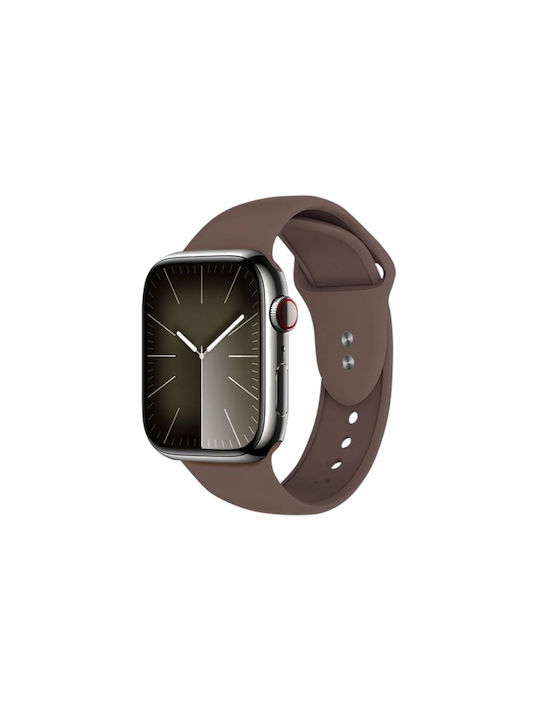 Crong Strap Silicone Brown (Apple Watch Ultra2, Ultra1, SE, 9, 8, 7, 6, 5, 4, 3)