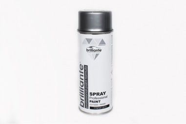 Brilliante Σπρέι Βαφής με Μεταλλικό Εφέ RAL 9006 400ml