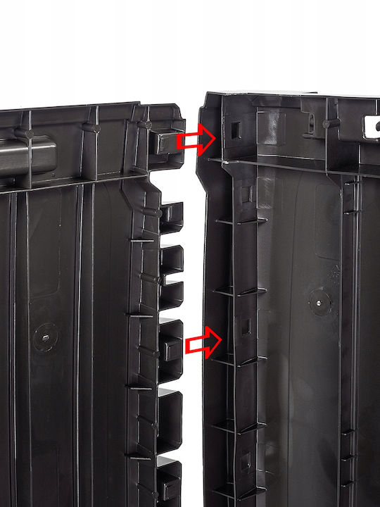 Kadax Cutie de depozitare pentru exterior Plastic 310lt Maro L119xW48xH60buc