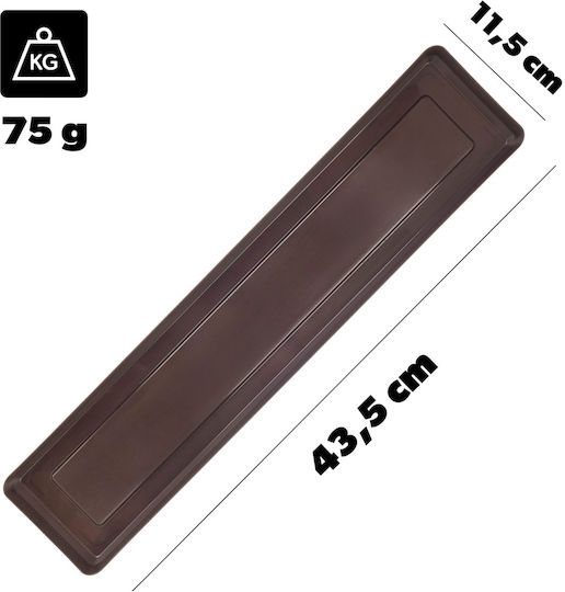 Kadax Πιάτο Γλάστρας Πλαστικό Mocha 33885