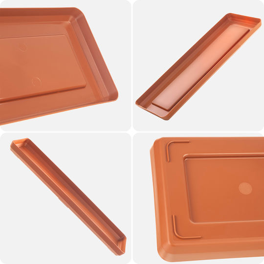 Kadax Πιάτο Γλάστρας Πλαστικό Terracotta 33874