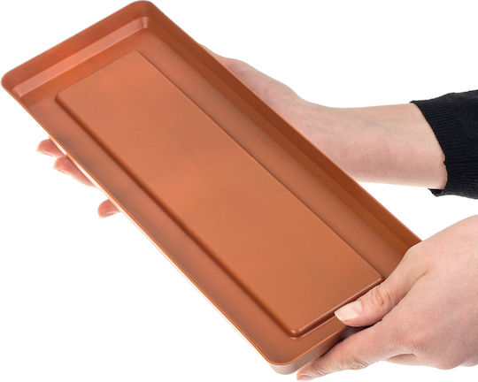 Kadax Πιάτο Γλάστρας Πλαστικό Terracotta 33874