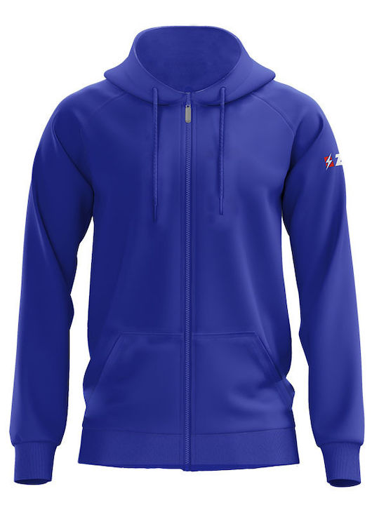 Sweatshirt with Hood Navy Blue