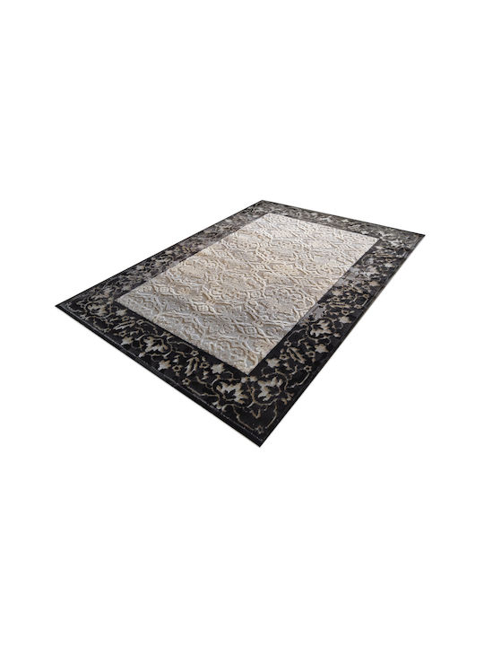 Klonaras Muse 2060/u Set Sommer Schlafzimmer-Teppichsets Synthetisch,Polyester/Cotton/Leather Silver Black 9002019 3Stück