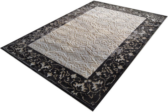 Klonaras Muse 2060/u Seturi de Covoare pentru Dormitor Silver Black 9002019 3 Bucăți Klonaras Muse 2060/u Seturi de Covoare pentru Dormitor Silver Black 9002019 3 Bucăți