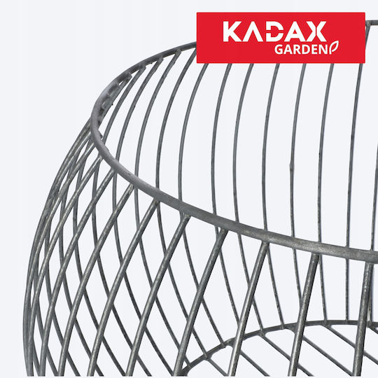 Kadax Übertopf Metall Gray