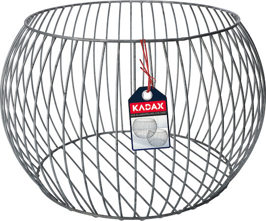 Kadax Übertopf Metall Gray