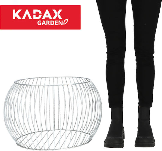 Kadax Übertopf Metall Gray