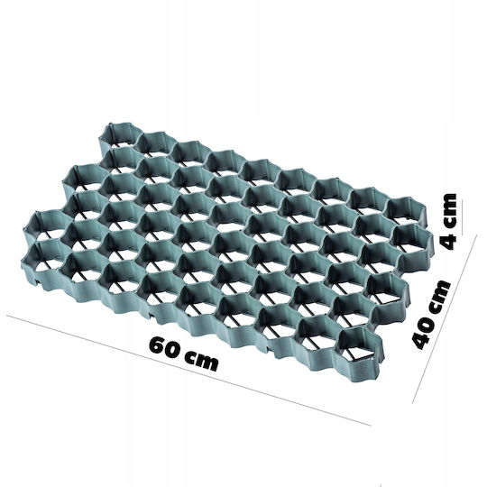 Kadax Coridor pentru Podea de Grădină 60x40buc 208buc