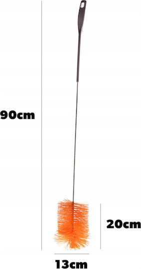 Kadax 32929 Plastice Perii de Curățare cu mâner pentru Sticle Galbene 1buc