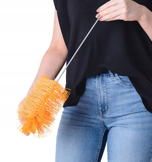 Kadax 32929 Plastice Perii de Curățare cu mâner pentru Sticle Galbene 1buc