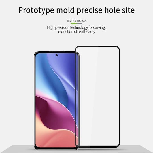 Pinwuyo 2.5D Full Face Tempered Glass Negru (Redmi Note 13 4G)