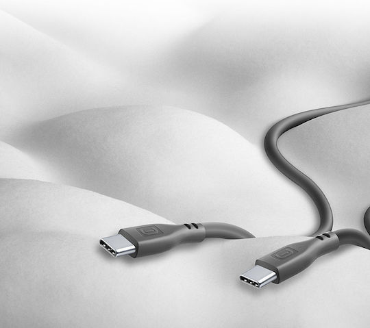 Cellular Line Regular USB 2.0 Cablu USB-C bărbătesc - USB-C Negru 1.2m