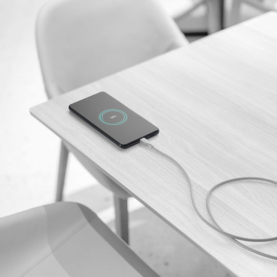 Cellular Line Regular USB 2.0 Cablu USB-C bărbătesc - USB-C Gri 1.2m (USBDATASOFTC2CD)