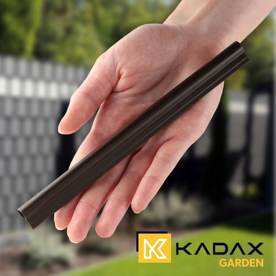 Kadax Στήριγμα για Περίφραξη Κήπου 2τμχ Καφέ