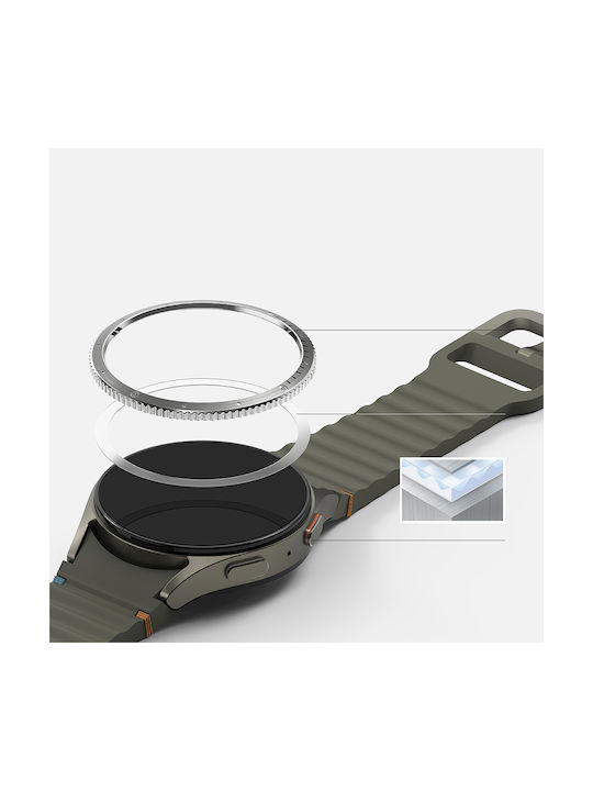 Ringke Styling Προστατευτικό Bezel σε Ασημί χρώμα για Samsung Galaxy Watch7 40mm