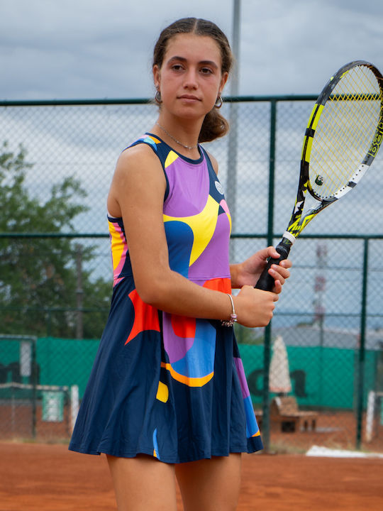 Bidi Badu Twiggy Women's Tennis Dress Dark Blue Mixed