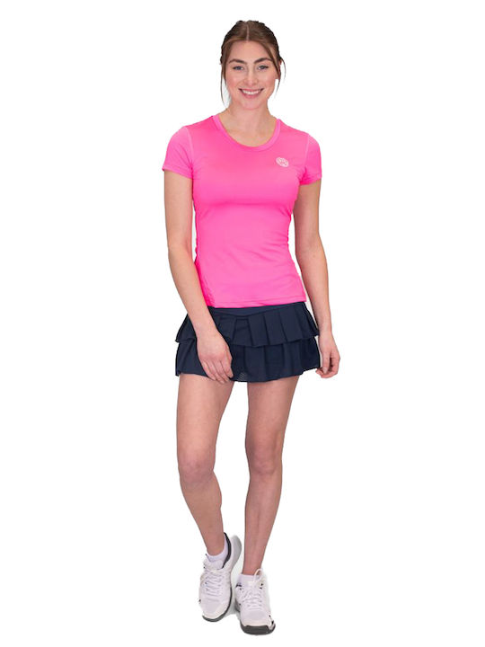 Bidi Badu Crew Faltenrock Damen Tennisrock Dunkelblau