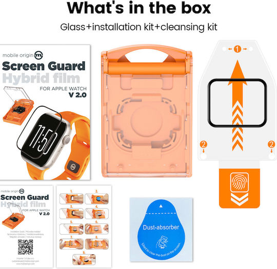 Mobile Origin Displayschutzfolie für das Apple Watch Series 6/5/4/SE - 44 mm 1Stück SGA-AW44