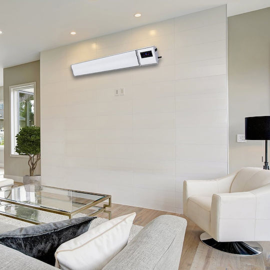 ElectricSun Πάνελ Υπέρυθρης Θέρμανσης Τοίχου 1200W Λευκό 94cm