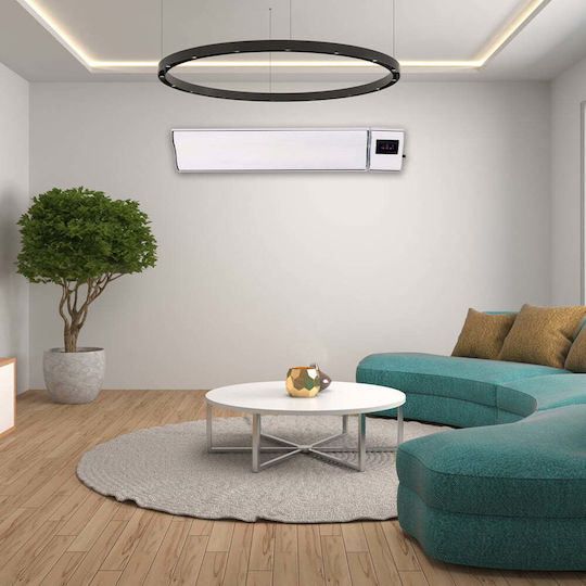 ElectricSun Πάνελ Υπέρυθρης Θέρμανσης Τοίχου 1200W Λευκό 94cm