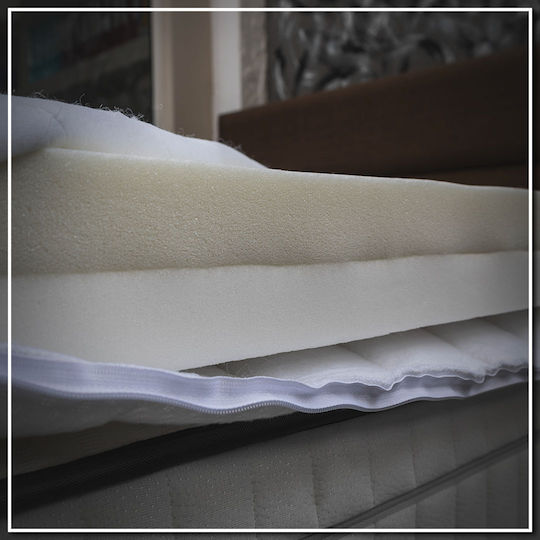 Como Felt & Wadding Producers Ανώστρωμα Δύο Όψεων Υπέρδιπλο Αποσπώμενο Κάλυμμα 160x200x10εκ