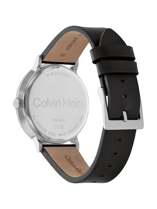 Calvin Klein Modern Ρολόι Μπαταρίας με Δερμάτινο Λουράκι Calvin Klein Modern Ρολόι Μπαταρίας με Δερμάτινο Λουράκι