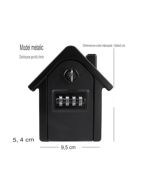 Astro Ключодържател с Комбинирана Ключалка 15x13.5x5.5см