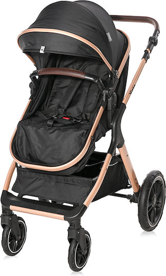 Lorelli Viola 3 in 1 Бебешка количка 3 в 1 Черни диаманти 11.6кг