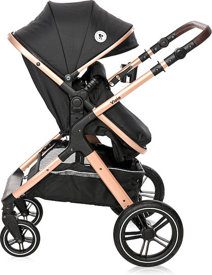 Lorelli Viola 3 in 1 Бебешка количка 3 в 1 Черни диаманти 11.6кг