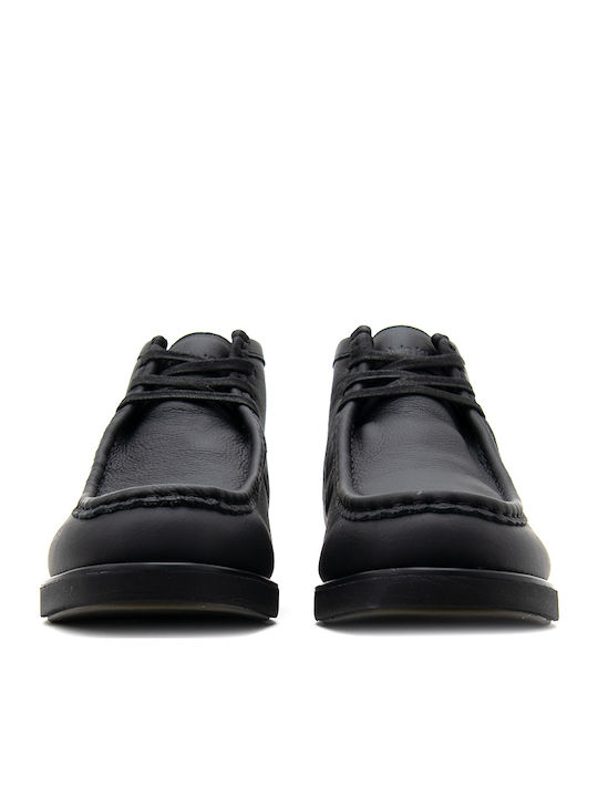 Leather Black Men's Boots