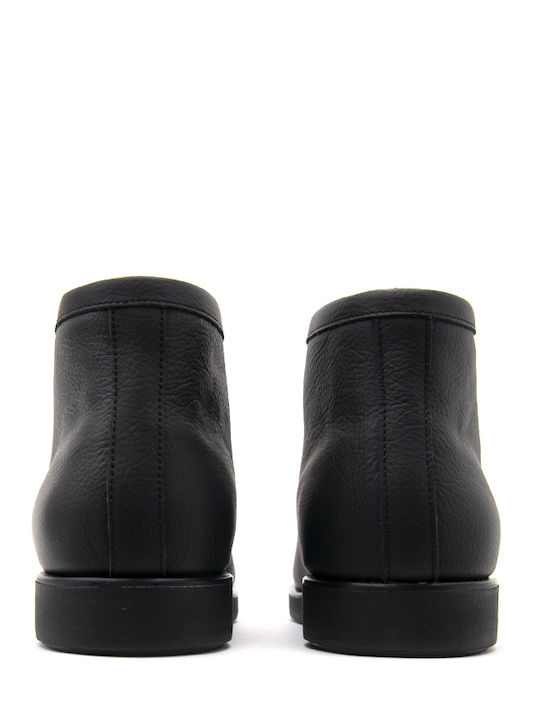 Leather Black Men's Boots