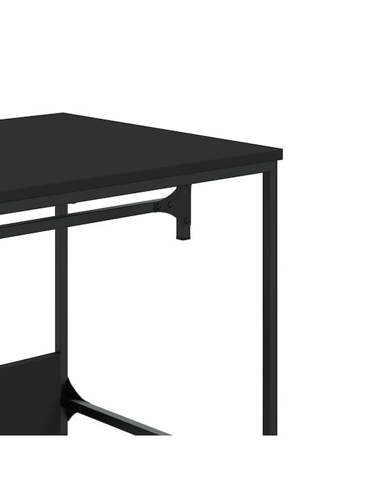 vidaXL Floor Garment Rack made of Wood Black 90x50x180cm