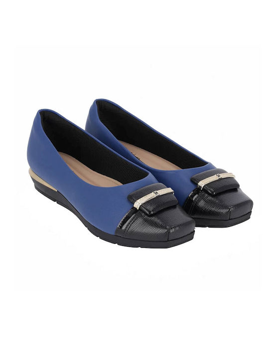 Piccadilly Anatomic Synthetic Leather Ballerinas Blue