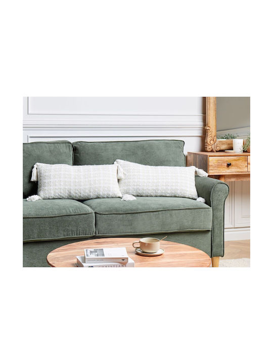 Set 2 Zierkissen Helle Beige Douris 30 x 60 cm