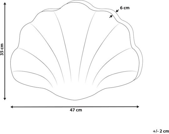 Perna Decorativă Consolida Sand Catifea