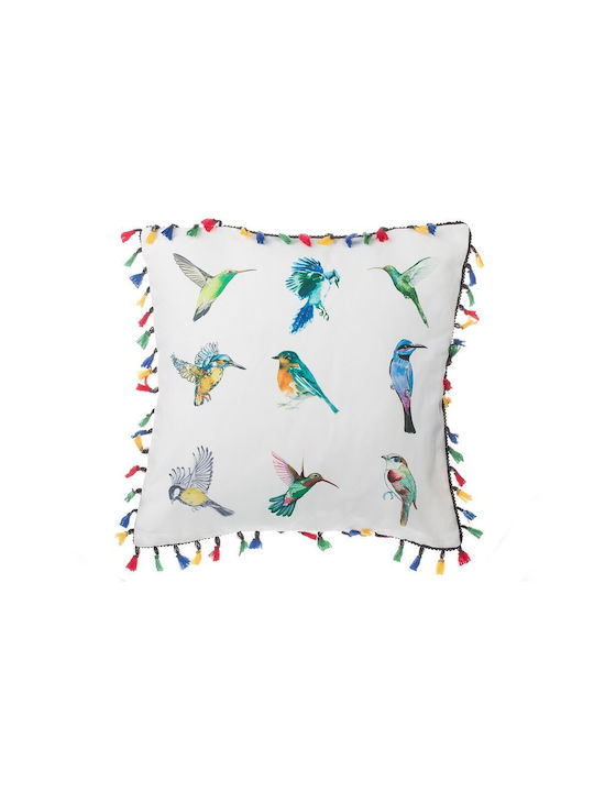 Set 2 Colorful Mallow Cushions 45 X 45 Cm