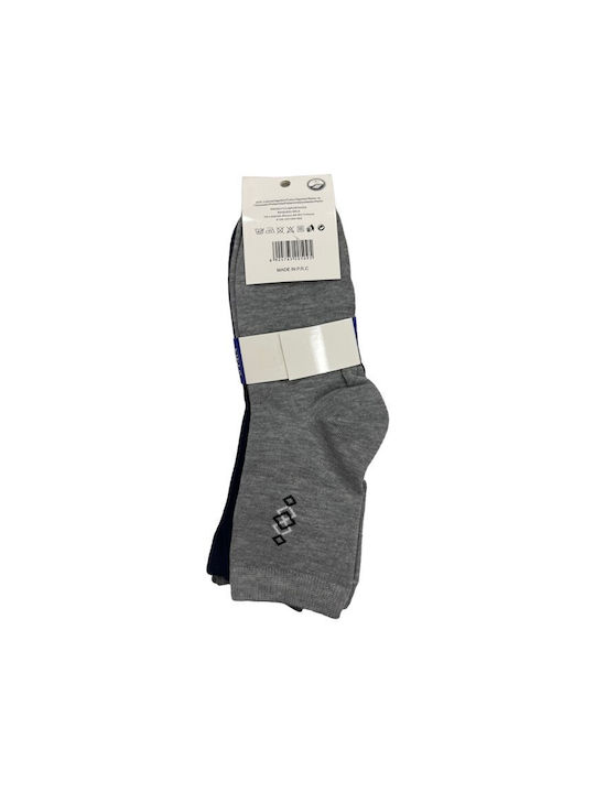 Intimonna Men's Socks Grey/Blue/Black 12Pack